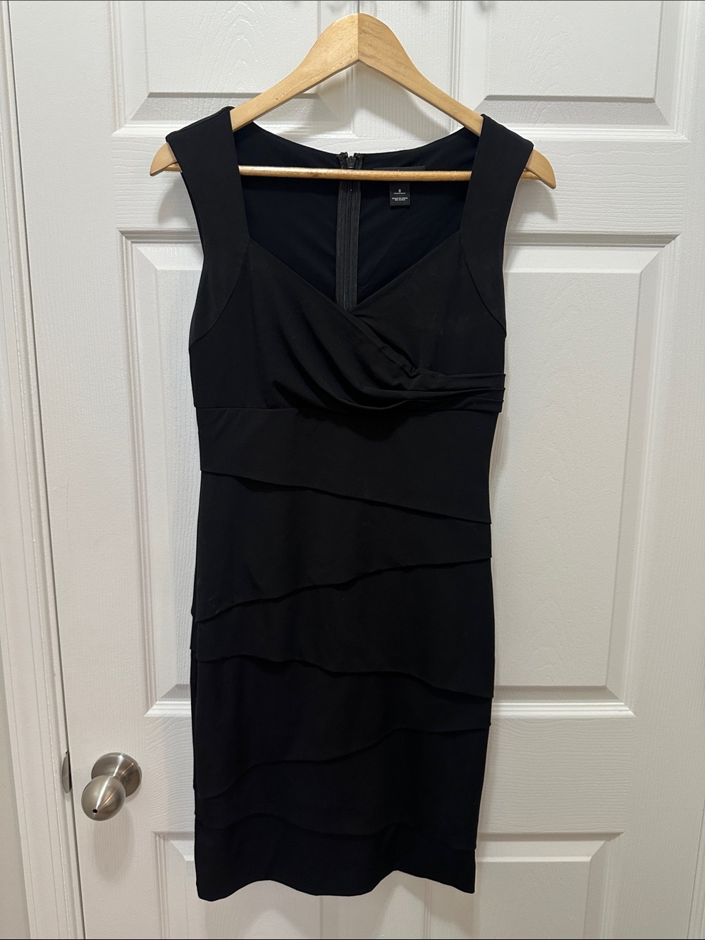 White House Black Market Black Sleeveless Dress